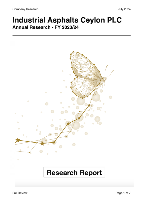 Industrial Asphalts Ceylon PLC (FY 2023/24)